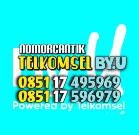 (bisa COD) Nomor Cantik Kartu Perdana TELKOMSEL By.U ByU Naik 596979
