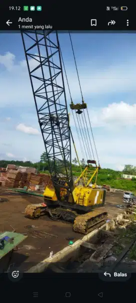 Crawler crane Kobelco 50 ton tahun 82