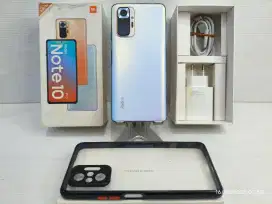 Xiaomi Redmi Note 10 Pro 8/128 Gb Ex Resmi Fullset Mulus 97% bs TT/BT
