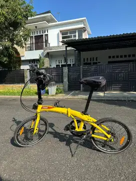 Jual sepeda lipat kondisi bagus terawat  merk Ecosmo