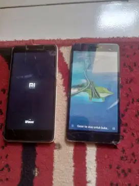 Djual hp merk redmi note 2 dan redmi nte 4