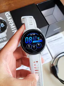 Garmin Forerunner 165 White Garansi Resmi TAM Second Bekas Original