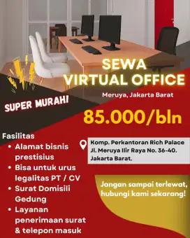 PROMO Sewa Virtual Office Murah, Hanya 1 Jutaan