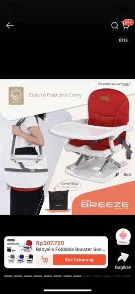 Kursi makan babyelle