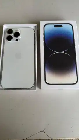 Iphone 14 Pro MAX 128gb Beacukai Setara Ibox Silver/White/Putih