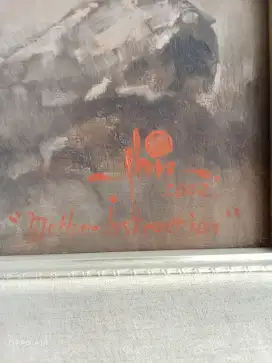 Lukisan keluarga ayam