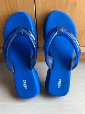 Sandal melissa air bubble double blue