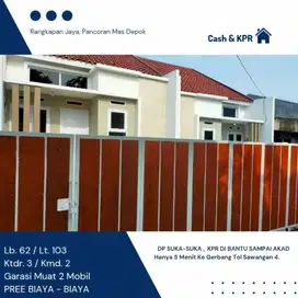 Dijual rumah siap huni Dp 0% lokasi 10 menit ke stasiun depok