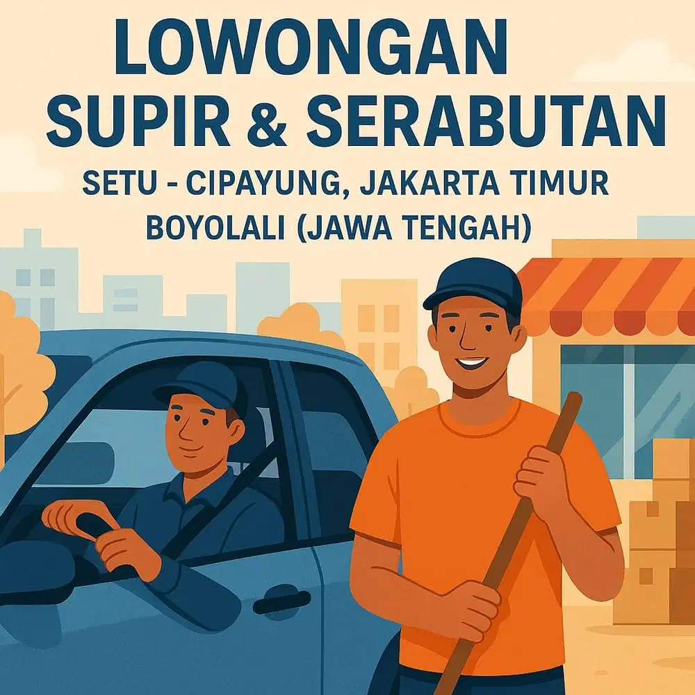 (Sopir & Serabutan) Boyolali, Jawa Tengah