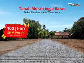 100 JUTAAN; Dekat Kota Wates, Tanah Murah Kulon Progo Siap Bangun