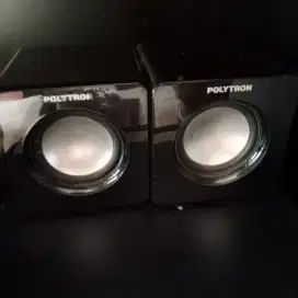 Speaker satelit Polytron+sony sepasang mahar 120.000