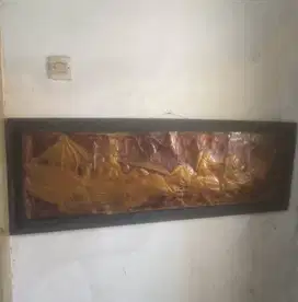 Pajangan Kereta Kencana Bahan Kuningan P 110 Cm x T 50 Cm