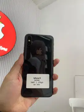 IPHONE X 256 GB FULLSET NORMAL NO MINUS