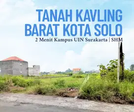 Jual Tanah SHM Solo Barat, Harga Terjangkau