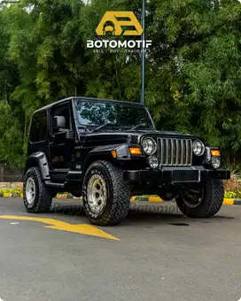 Jeep Wrangler TJ Sahara 2003/2004 Black On Ivory