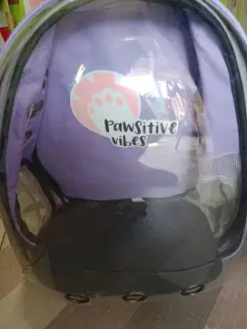 Tas gendongan backpack astronot pawsitive vibes