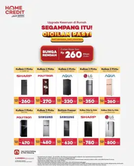 SEGAMPANG ITU CICILAN FREEZER CICILAN MULAI 260 RIBU