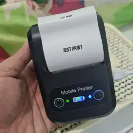 printer 58mm bluetooth, batre cas
