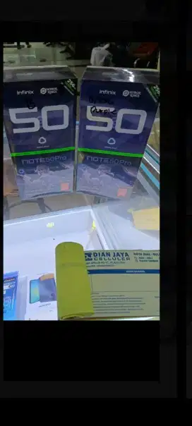 Infinix note 50 pro 8/256 layar lengkung