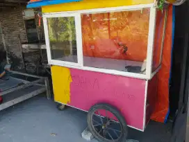 Gerobak Jualan Rangka Besi