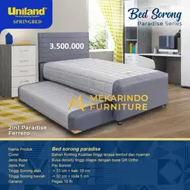 PROMO BED SORONG / 2 IN 1 PREMIUM MURAH