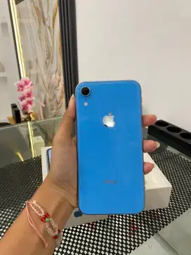 jual iphone Xr, Blue, 128GB SECOND IBOX