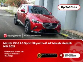 [ TANGAN PERTAMA ] Mazda CX3  1.5 Sport Skyactiv-G AT Merah 2021/2022
