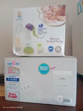 Pompa asi elektrik spectra + pompa asi manual iq baby
