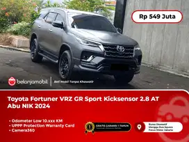 [ LOW KM ] Toyota Fortuner VRZ GR Sport 2.8 AT Abu NIK 2024/2025