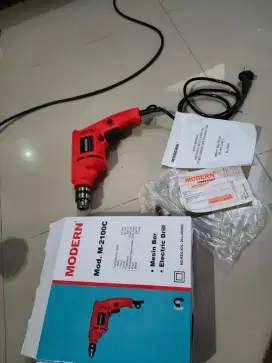 Bor listrik merk modern baru beli