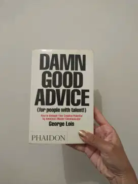 Buku Damn Good Advice preloved bekas