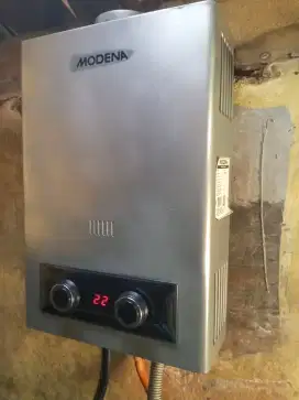 Water heater gas second