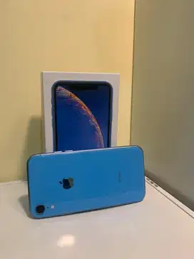 iphone xr blue 128gb inter all op minusan