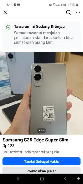 Samsung S25 Edge Super Slim