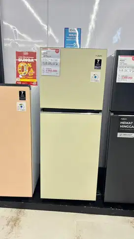 Kredit kulkas Aqua 187L 2pintu
