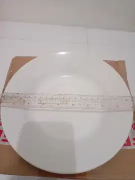Piring, Piring Keramik Putih
