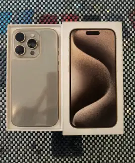 iPhone 15 pro natural titanium 256gb iBox
