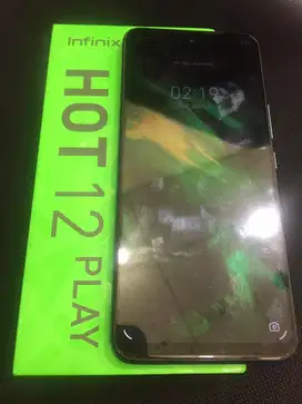 Infinix Hot 12 Play Ram 4+3/64 Second Mulus