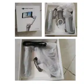 jual murah baru 1kali pakai , gimbal stabilizer dji osmo mobile