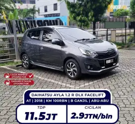 Ayla 1.2 R DLX Facelift AT Thn 2018