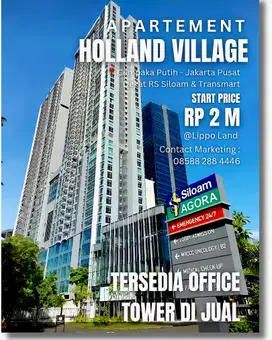APARTEMEN HOLLAND VILLAGE CEMPAKA PUTIH UNIT BARU BISA KPR SIAP HUNI