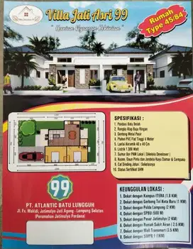 DI JUAL RUMAH MURAH MINIMALIS DI JATIMULYO LAMPUNG SELATAN