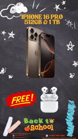 IPHONE 16 PRO 512GB / GRATIS AIRPODS GEN 4