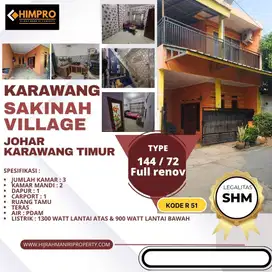 Dijual rumah 2 lantai di belakang pemda karawang