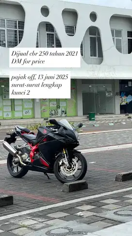 Jual honda cbr 250 tahun 2021