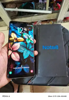 SAMSUNG NOTE 8 RAM 6/64GB DUAL SIM FULLSET