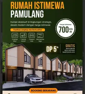Cluster harga promo 2 unit pertama free biaya biaya