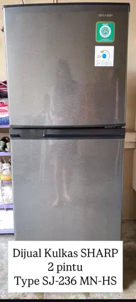 Kulkas Sharp 2 pintu