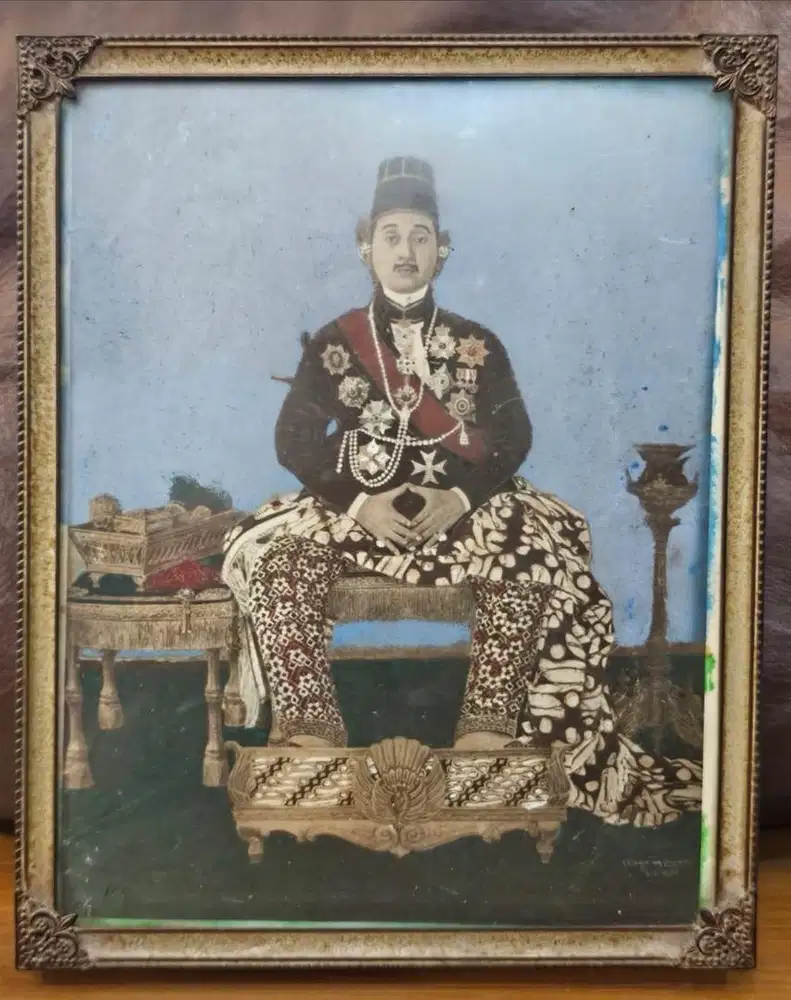Foto Original dan Bingkai Original Sri Sultan Hamengkubuwono VII