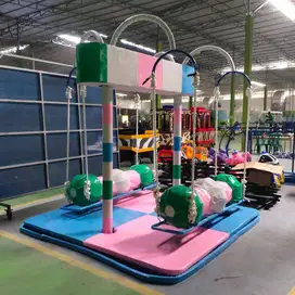 Playground indoor Komedi Putar peanut Swing